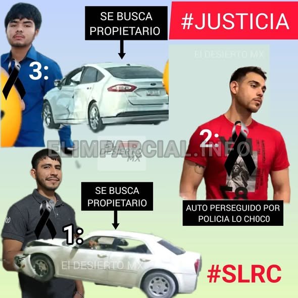 Se buscan familiares de víctimas de accidentes viales en San Luis Río Colorado